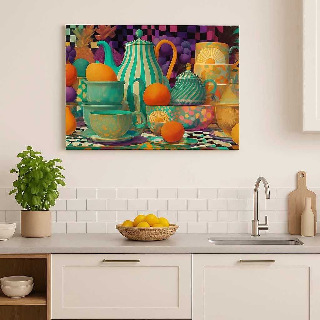 Pikturë dekorative në kanavacë, shumëngjyrëshe, Wallity, Hm_Cnvs26-31, 50x70cm
