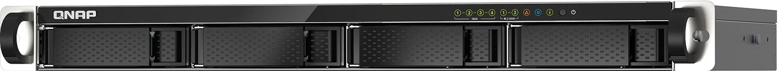 NAS server QNAP TS-435XeU-4G, 4 slote, 1U, 4 GB RAM, 10GbE, i zi