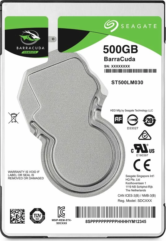 Hard disk i brendshëm Seagate BarraCuda ST500LM030 500GB 2.5" SATA III 5400rpm 128MB cache