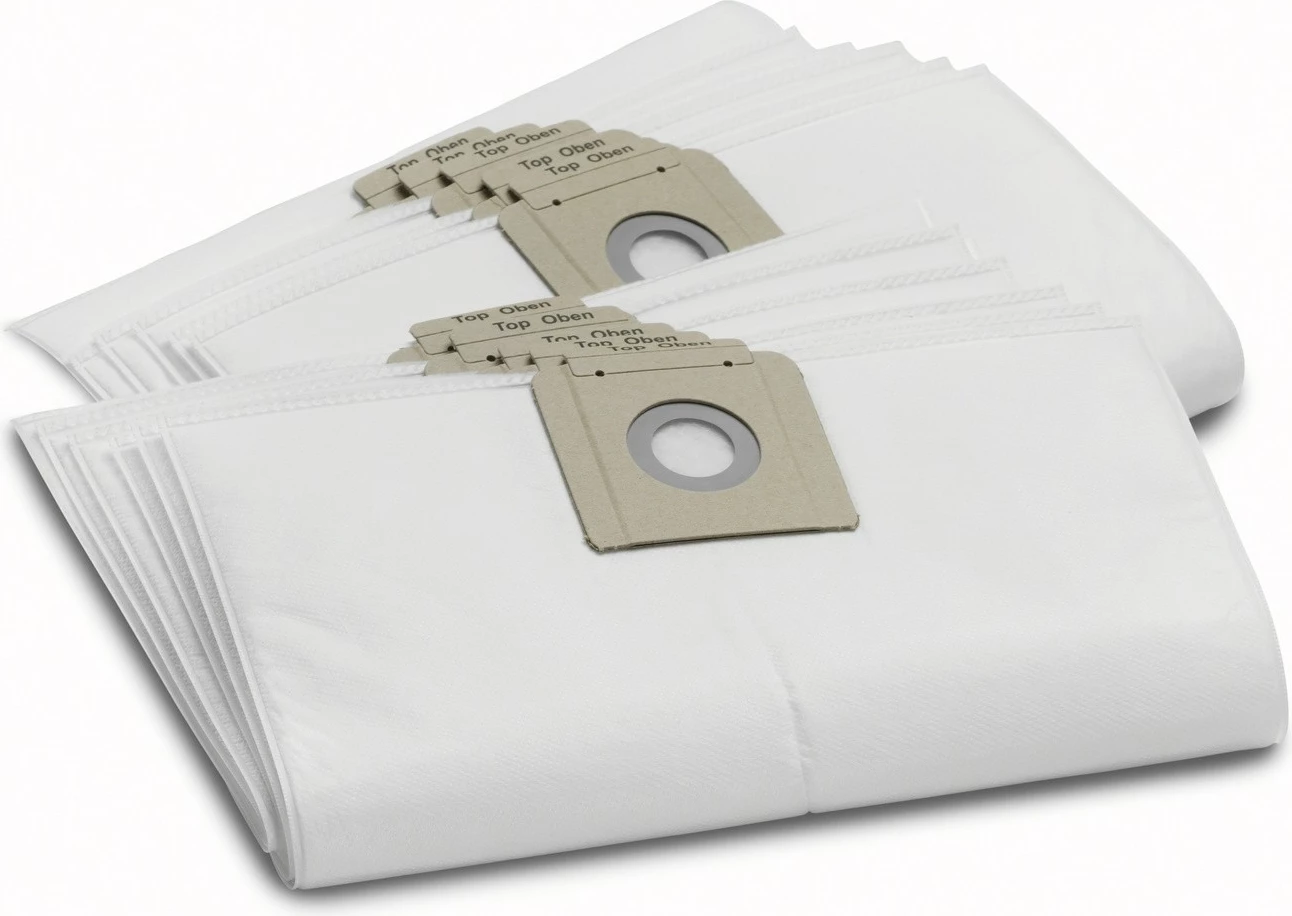 Qese filtruese për fshesë me korrent Karcher 6.904-315.0, set 10 copë, fleece