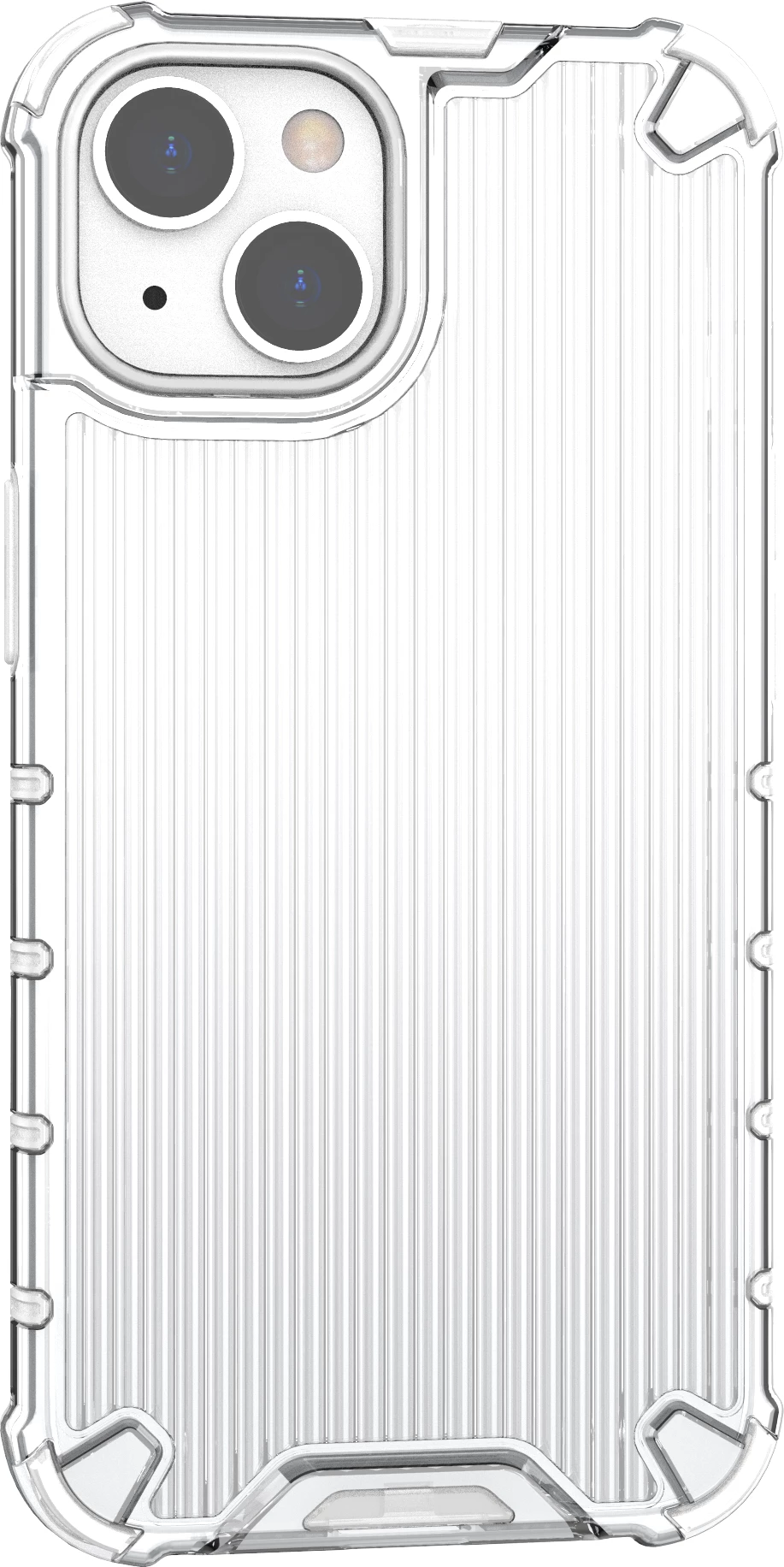 Mbështjellës Hurtel Ombre Protect Case për iPhone 14, rozë-kaltër