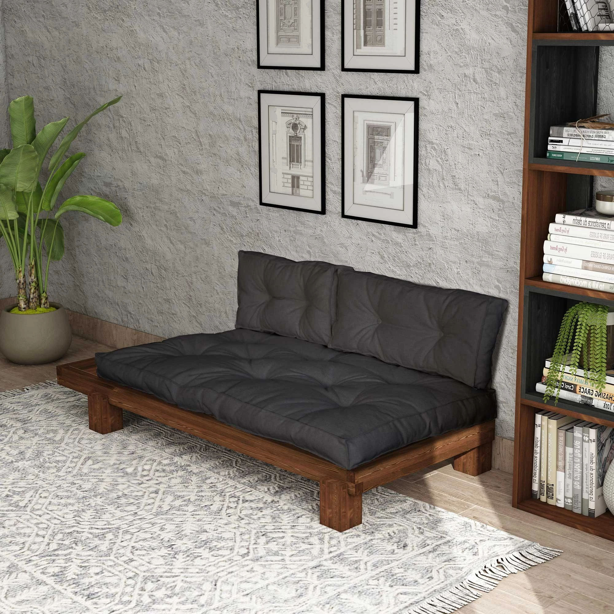 Lounge Atelier del Sofa, ngjyrë arre dhe antracit, CPT8379-200