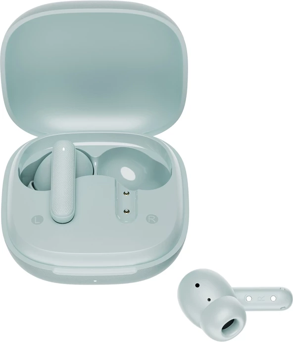 Kufje TWS QCY Buds T43, Bluetooth 5.3, ANC, IPX4, Misty Blue