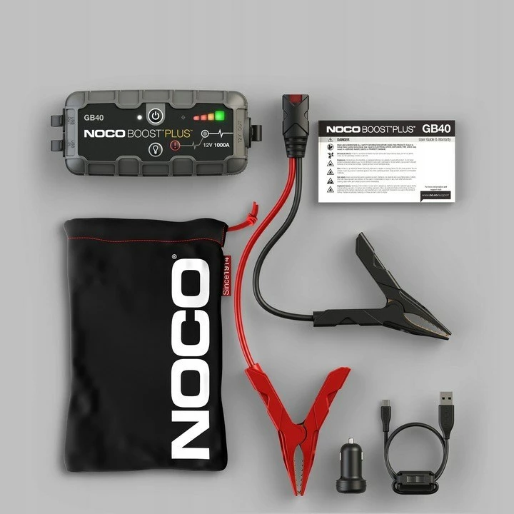 Kabllo rryme për veturë NOCO GB40 Boost, 12V, 1000A, 12V/USB