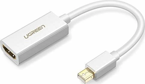 Adapter Ugreen 10460 Mini DisplayPort në HDMI 1080p, i bardhë