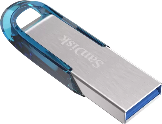 Memorje USB, SanDisk Ultra Flair SDCZ73-064G-G46B, 64GB, USB-A 3.0, metalike, blu