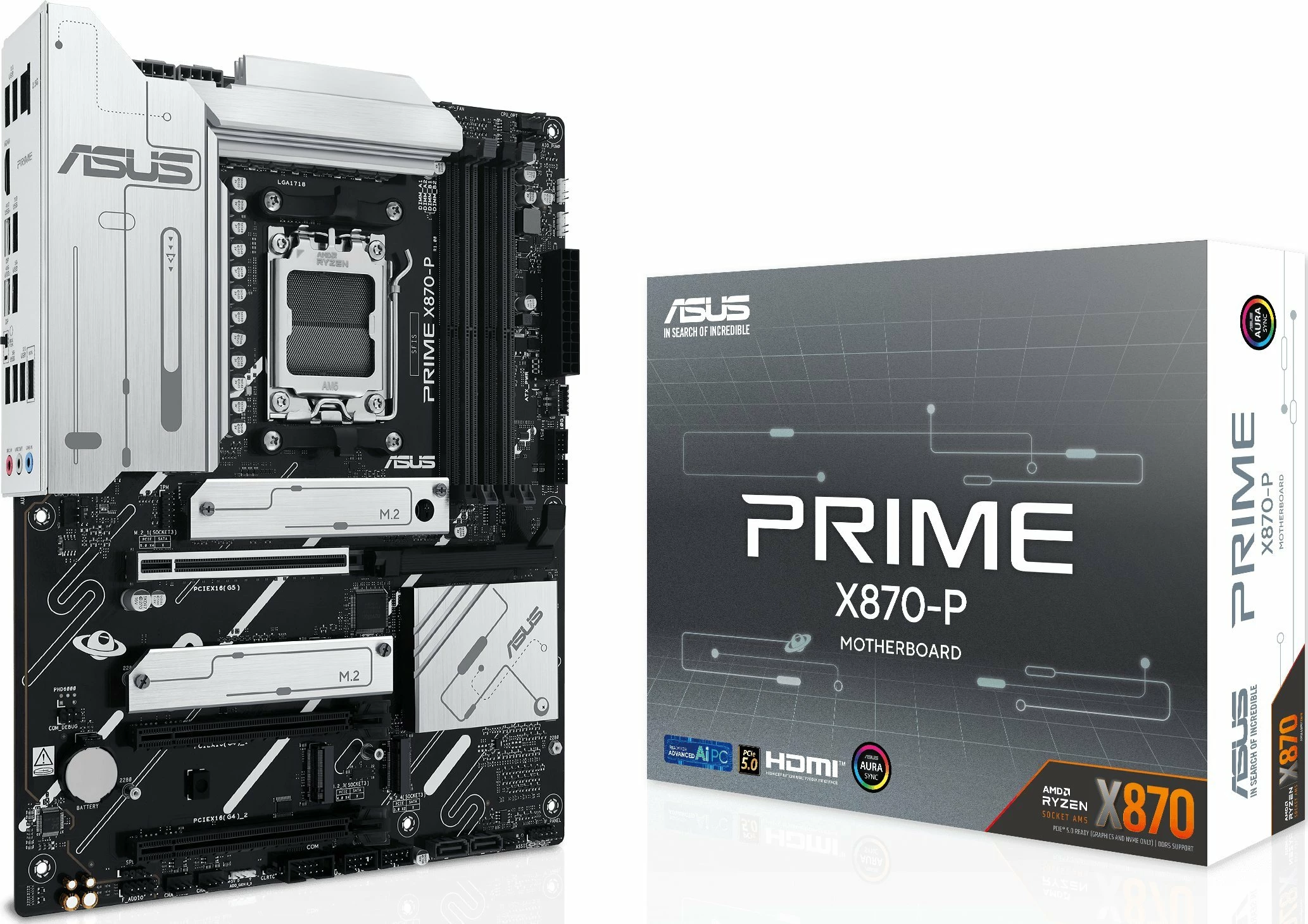 Pllakë amë Asus PRIME X870-P ATX, AM5, DDR5