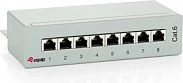 Patch panel rrjeti Equip 8 porta, Cat.6, desktop, gri