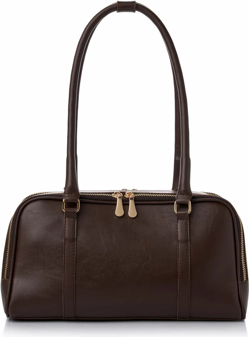 Çantë krahu Vince Camuto Forli, ngjyrë çokollatë