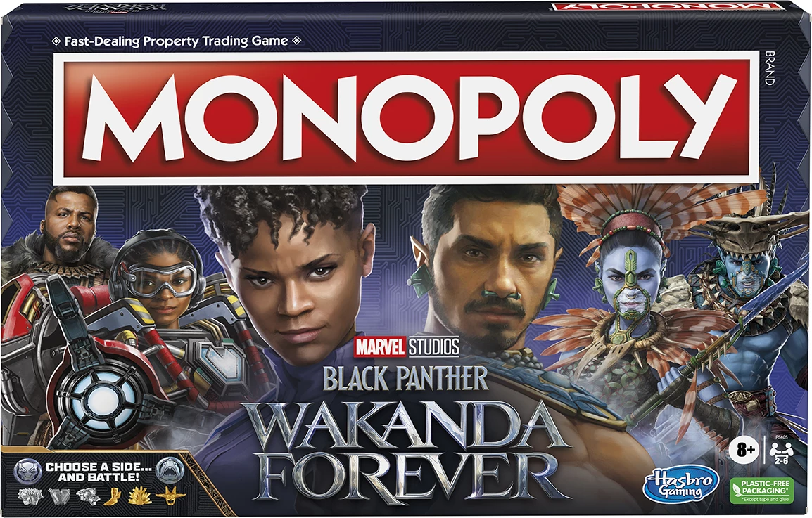 Monopoly Marvel Black Panther Wakanda Forever Game