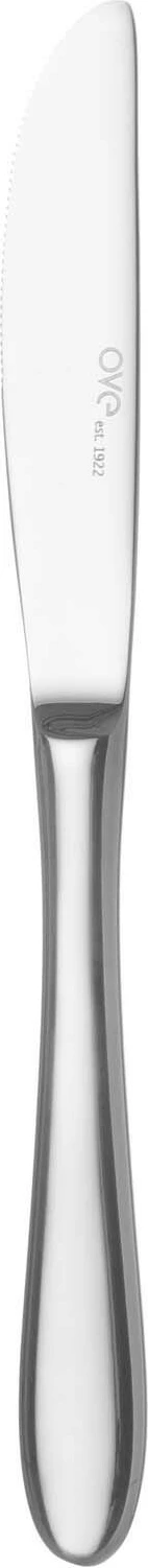 Thikë tavoline OVE Como 216 mm, inox 18/10, set 12 copë, argjendtë