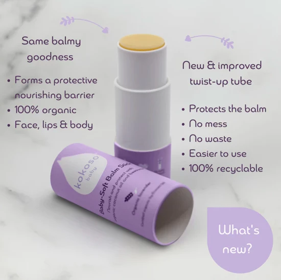 Balsam Kokoso Baby Stick - Organic Lavender, 13 gr
