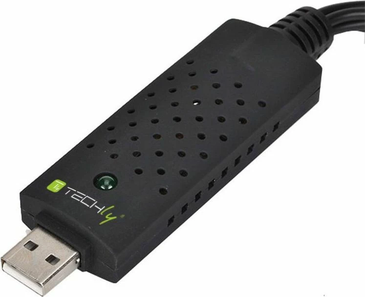 Kapës video USB 2.0 Techly I-USB-VIDEO-700TY, NTSC/PAL, i zi