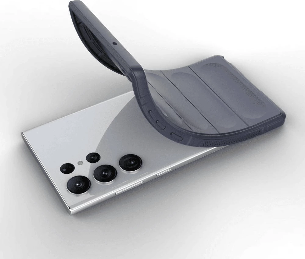 Mbështjellës silikoni ONASI Wave për Samsung Galaxy S23 Ultra 5G, blu