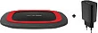 Karikues wireless RealPower FreeCharge-10, 10W Fast Charge, Micro-USB, zi/kuq