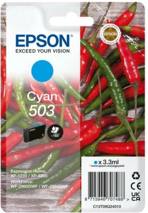 Kartrix boje Epson 503 C13T09Q24010, 3.3 ml, Cyan