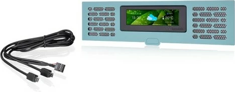 Panel LCD Thermaltake për kasë The Tower 200, turquoise