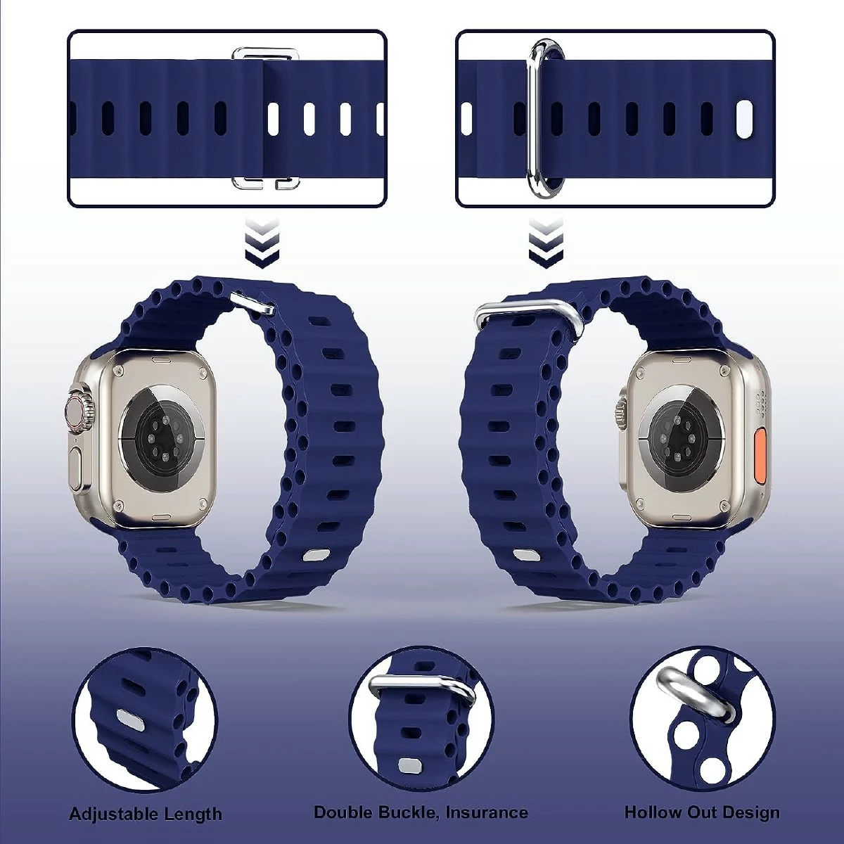 Rrip për Apple Watch Mimtec, shumëngjyrësh