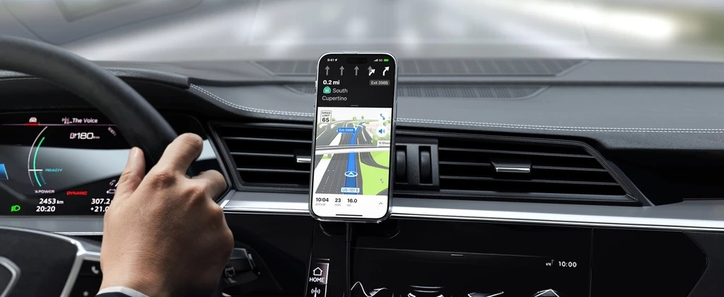 Satechi Qi2 Wireless Car Charger - Space Gray