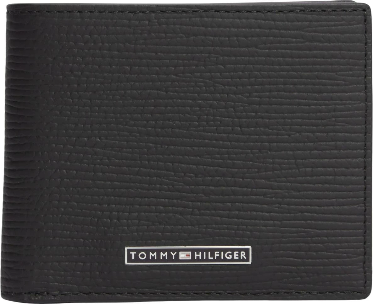 Portofol për meshkuj Tommy Hilfiger TH Business Saffi Mini CC AM0AM14785, i zi