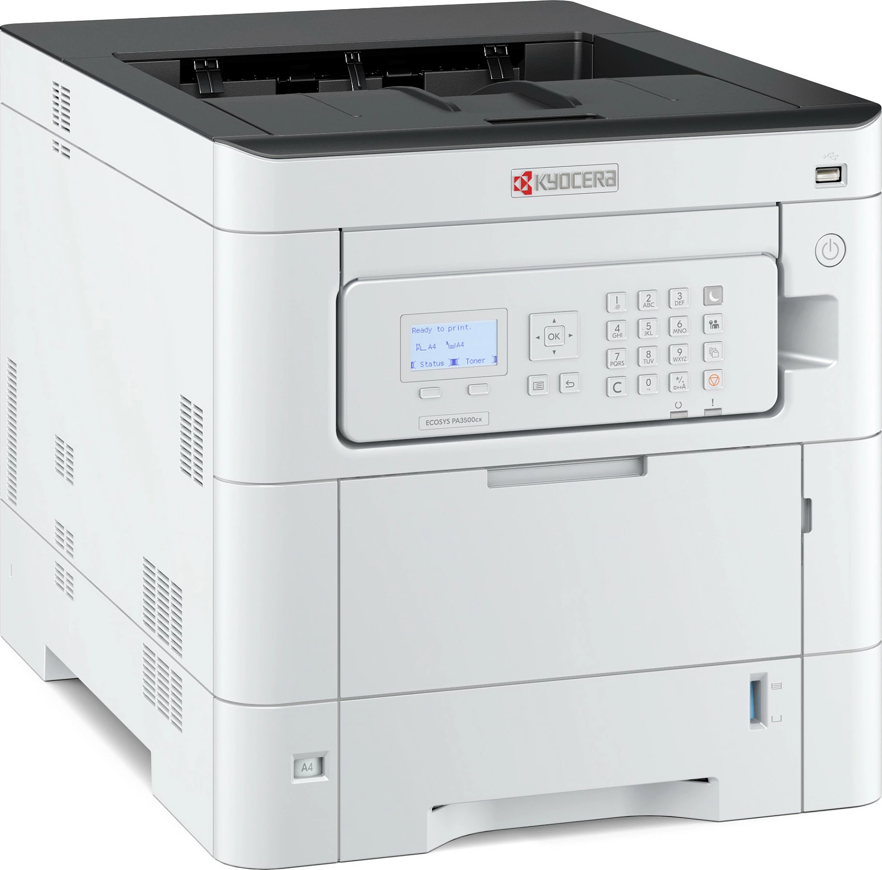 Printer laser me ngjyra Kyocera ECOSYS PA3500cx, A4, Duplex, Ethernet
