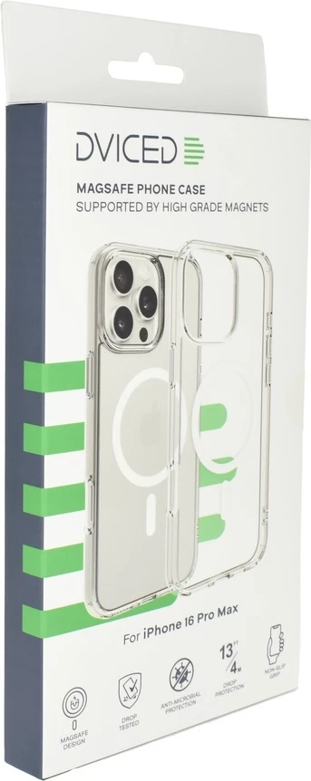 Dviced MagSafe iPhone 16 Pro Max clear case White