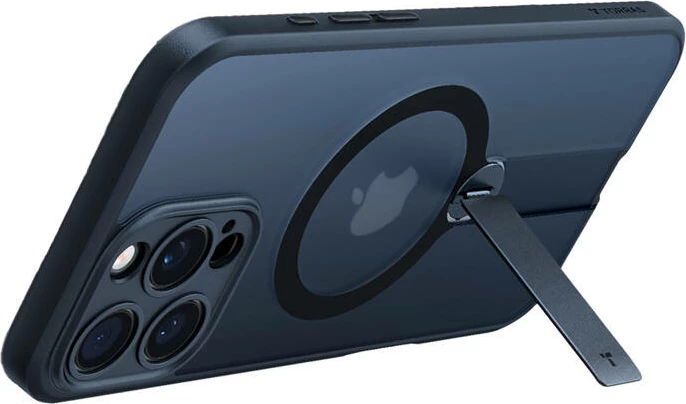 Mbështjellës Torras Pstand Spin për iPhone 16 Pro Max, i zi