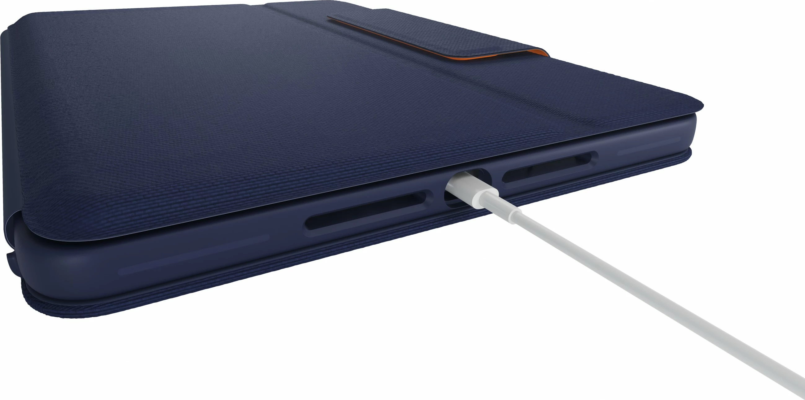 Mbështjellës me tastierë Logitech Rugged Combo 3 për iPad Gen 7/8, classic blue