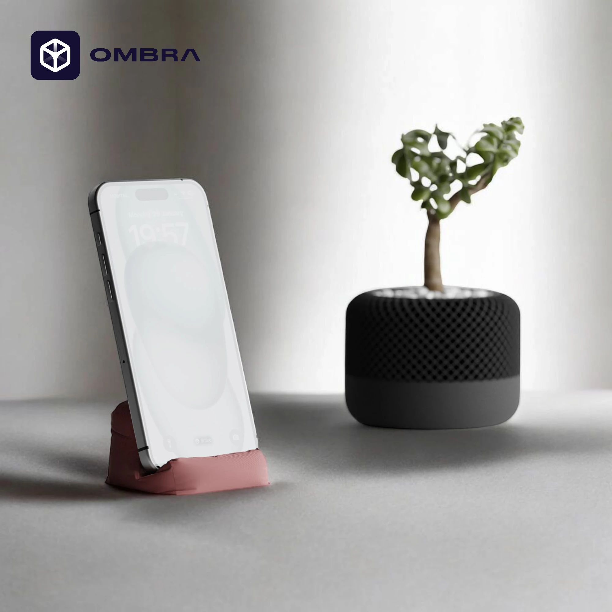 Mbajtëse për telefon "The Phone Bean Bag", e vjollcë