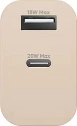 Karikues muri dbramante1928 re-charge, 20W, USB-C + USB, EU, bezhë
