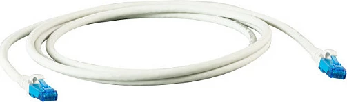 Kabllo Ethernet EFB Elektronik K8109WS.1, Cat6a, 1 m, 10GbE, RJ45-RJ45, e bardhë