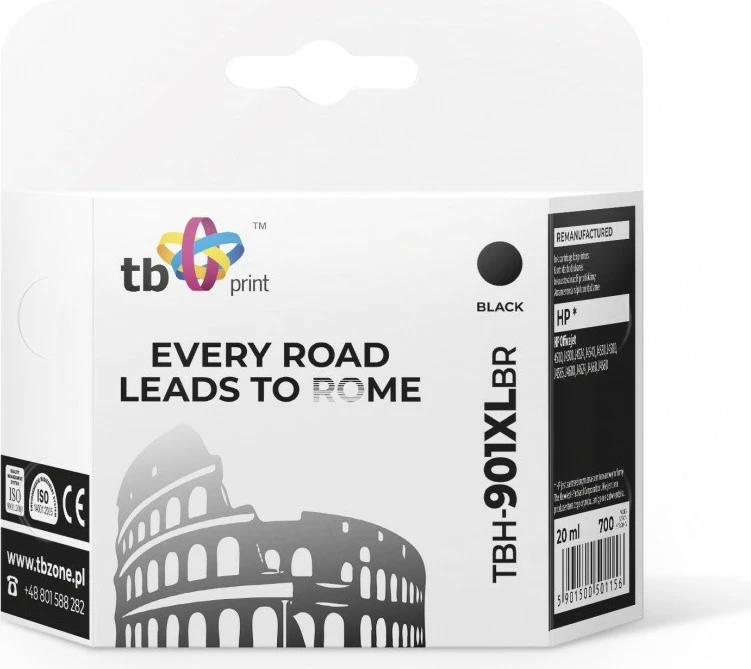 Toner TB Print TBH-901XLBR për HP Officejet, i zi