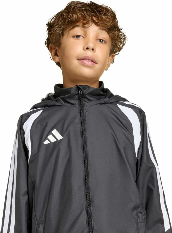 Jakne për fëmijë adidas, e zezë [Madhësia: 128 cm]