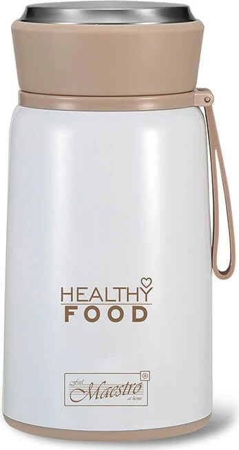 Termos ushqimi Maestro MR-1646-80, 800 ml, bardhë