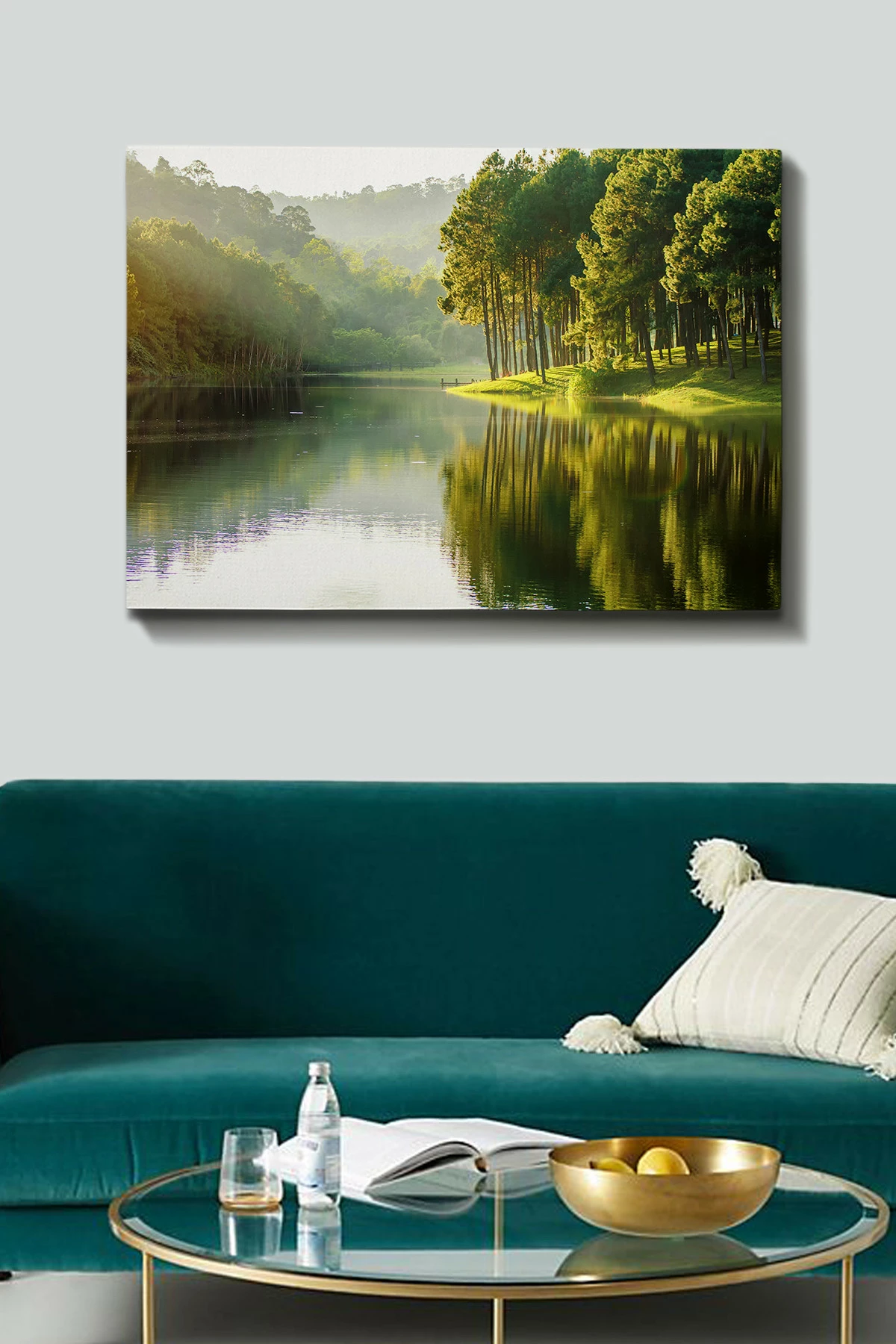 Pikturë dekorative në kanavacë, shumëngjyrëshe, 70x100cm