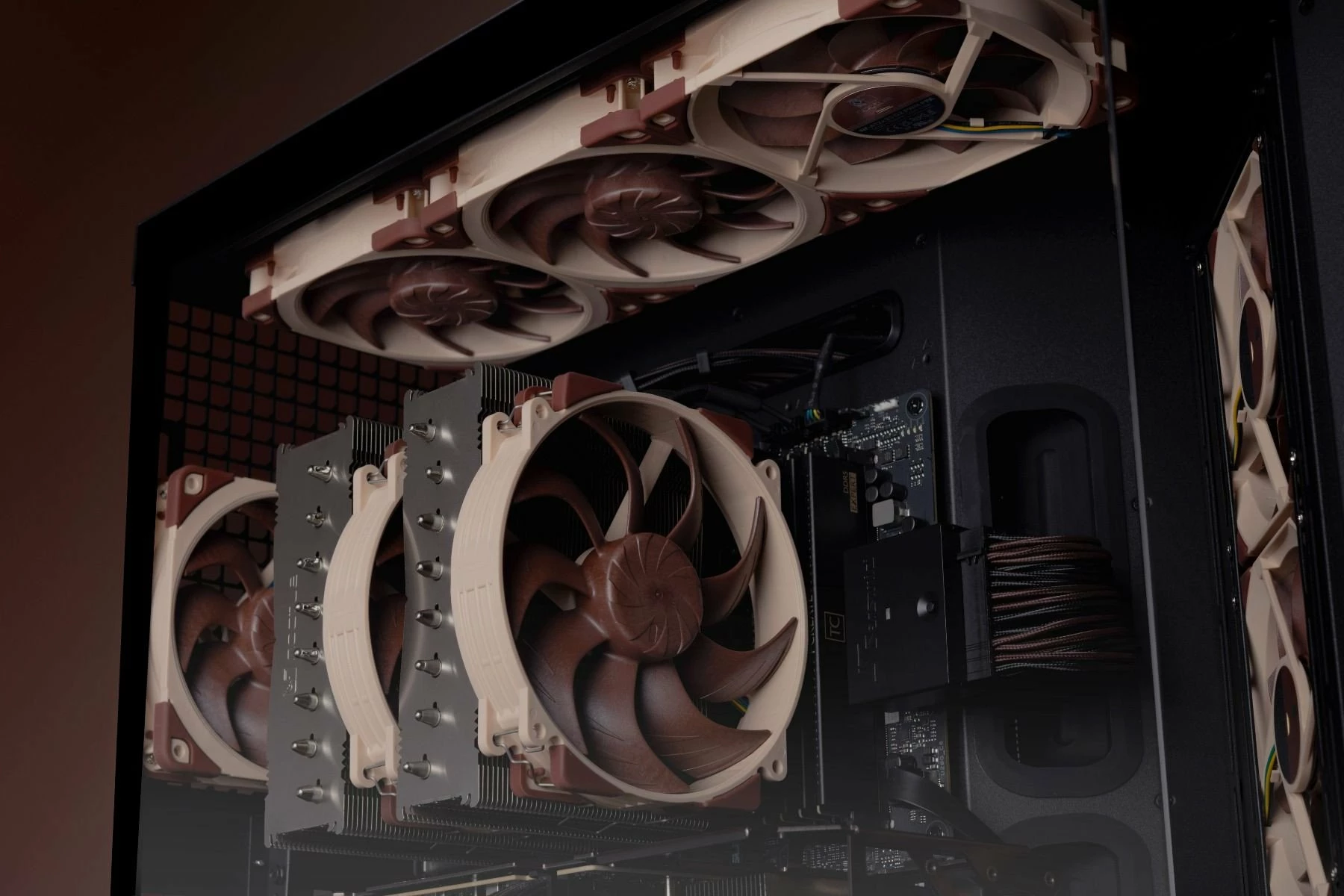 Ventilator kompjuteri Noctua NF-A12x25 G2 PWM 120mm 4-pin, kafe/bezhë, 1 copë