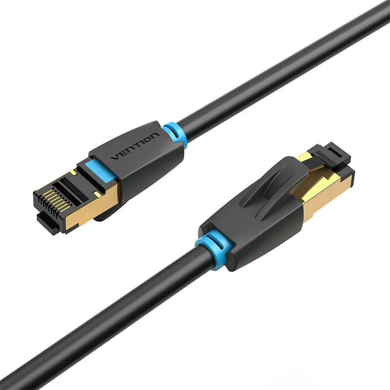 Kabllo rrjeti Vention IKABH CAT8, 2m, 40Gbps, e zezë