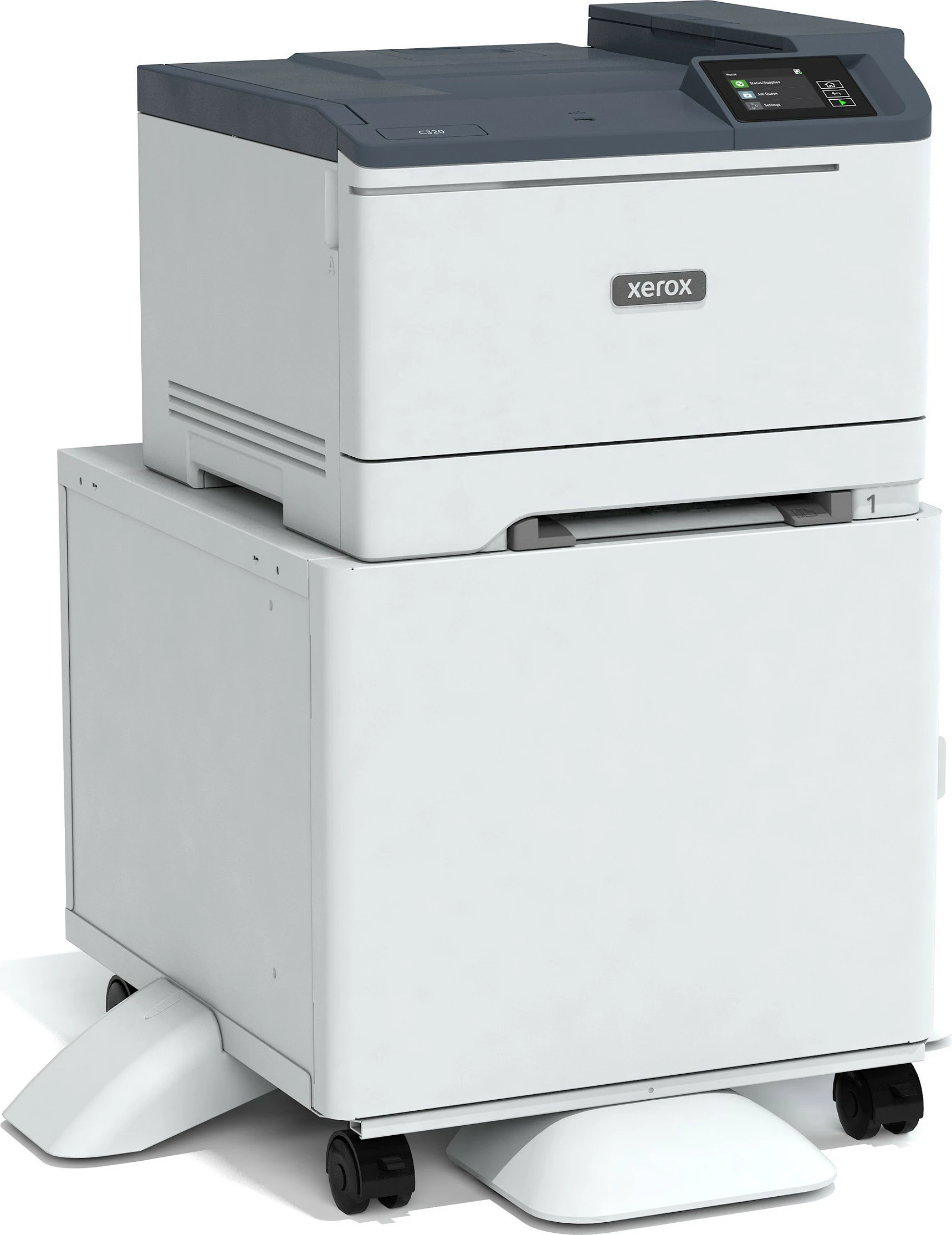Printer lazer me ngjyra Xerox C320 DNI, A4, Duplex, Wi‑Fi, Ethernet, 33 ppm, bardhë/gri