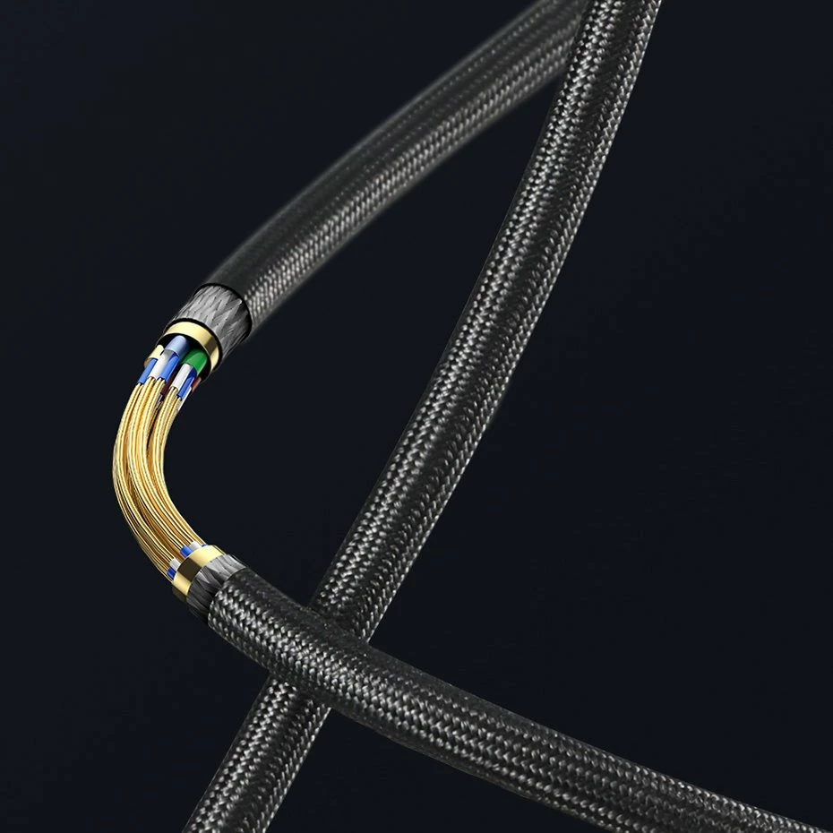 Kabllo HDMI Baseus CAKGQ-L01, 3m, 8K, 48Gbps, e zezë