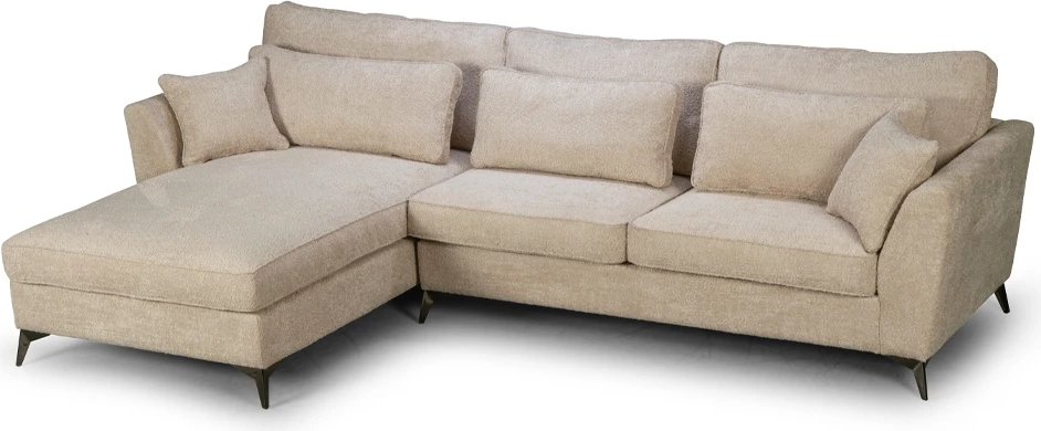 Kënd divani Forever, kënd majtas, ngjyrë grez Anthology 02, 316x185x92cm