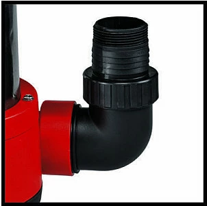 Pompë zhytëse për ujëra të ndotura Einhell GC-DP 9040 N, 900W, G1 1/2, e kuqe/inoks