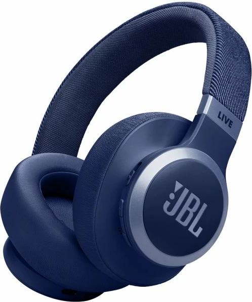 Kufje JBL Live 770NC Bluetooth 5.3 over-ear wireless, ANC, 40mm, deri 65 orë bateri, blu