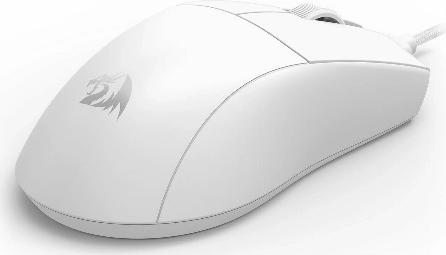 Maus Redragon M724W K1NG, laser, 12400 DPI, bardhë