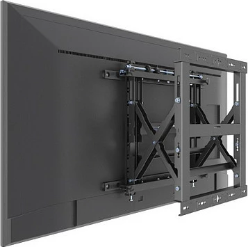 Mbajtëse muri për TV/monitor Equip Popout 1Gelenk, 19"-55", VESA 600x400, 50 kg, e zezë