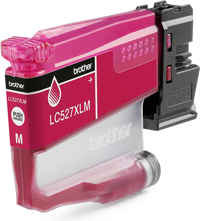 Kartrix boje Brother LC527XLM, XL High Yield, 2000 faqe, Magenta