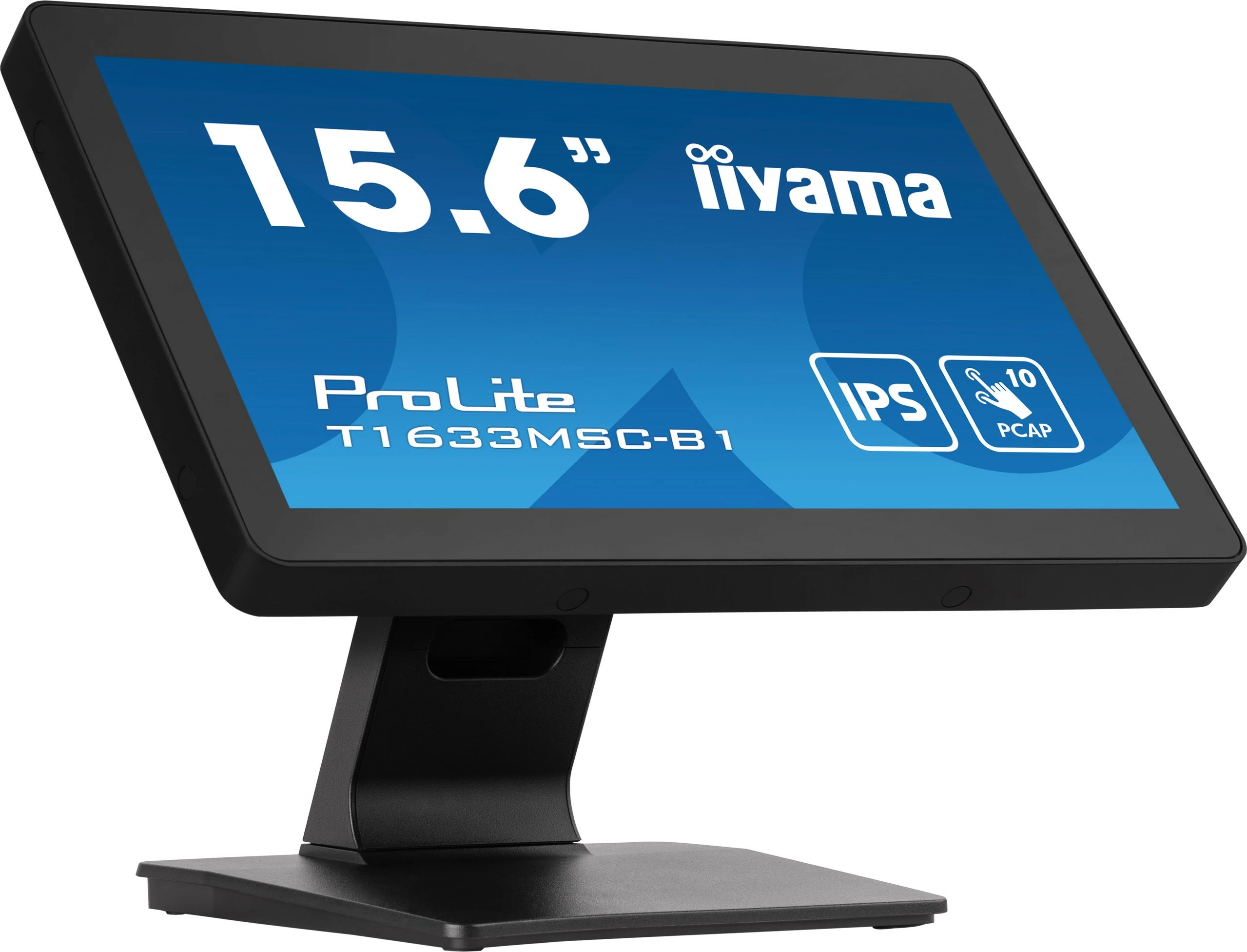 Monitor iiyama ProLite T1633MSC-B1, 15.6", Full HD, LCD, i zi
