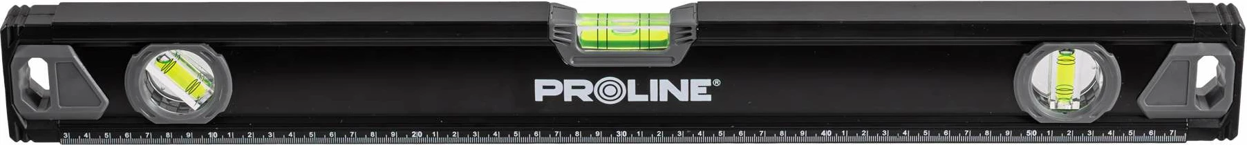 Nivel uji PROLINE 15961, 60 cm, 3 fiole, magnetik, alumin, Premium