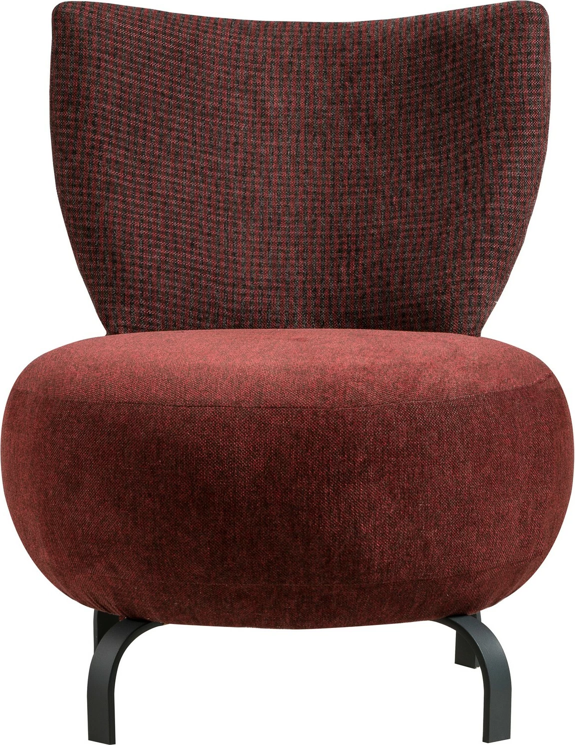 Set karrigesh wing Atelier del Sofa, Loly, ngjyrë e kuqe e thellë