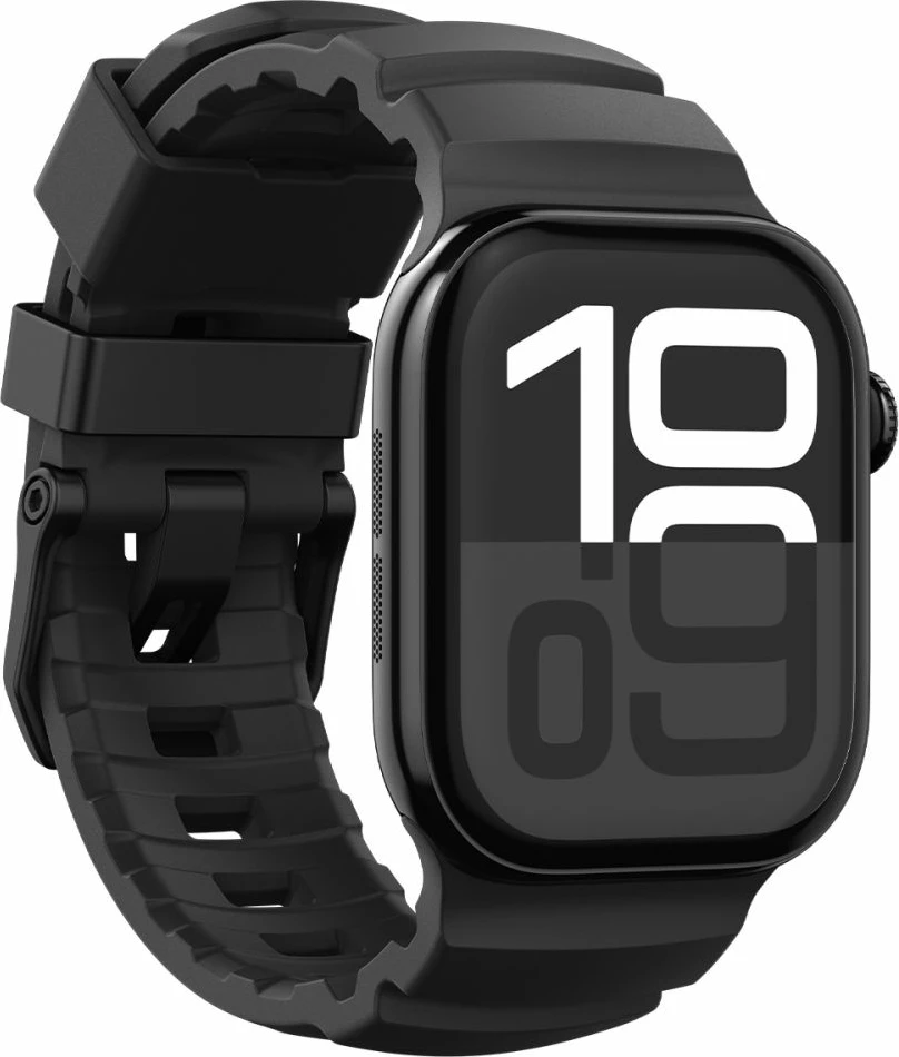 Rrip silikoni Spigen WBS2 për Apple Watch 44/45/46/49 mm, i zi, 1 copë