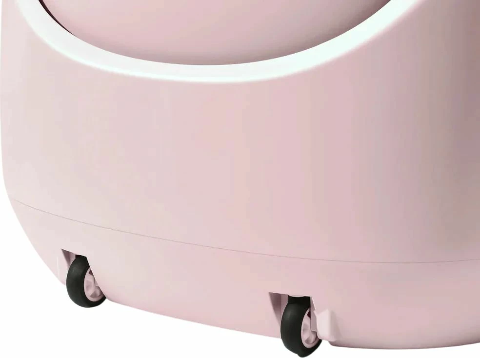 kuti inteligjente rëre për mace Catlink Baymax 7 L WiFi vetëpastruese, rozë, set me karikues + hidrogel deodorant + qese mbeturinash